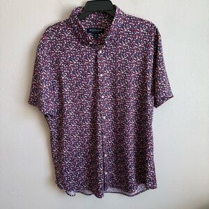 Men’s XL Multicolor Mizzen+Main Performance Lightweight Maximalist Button Shirt